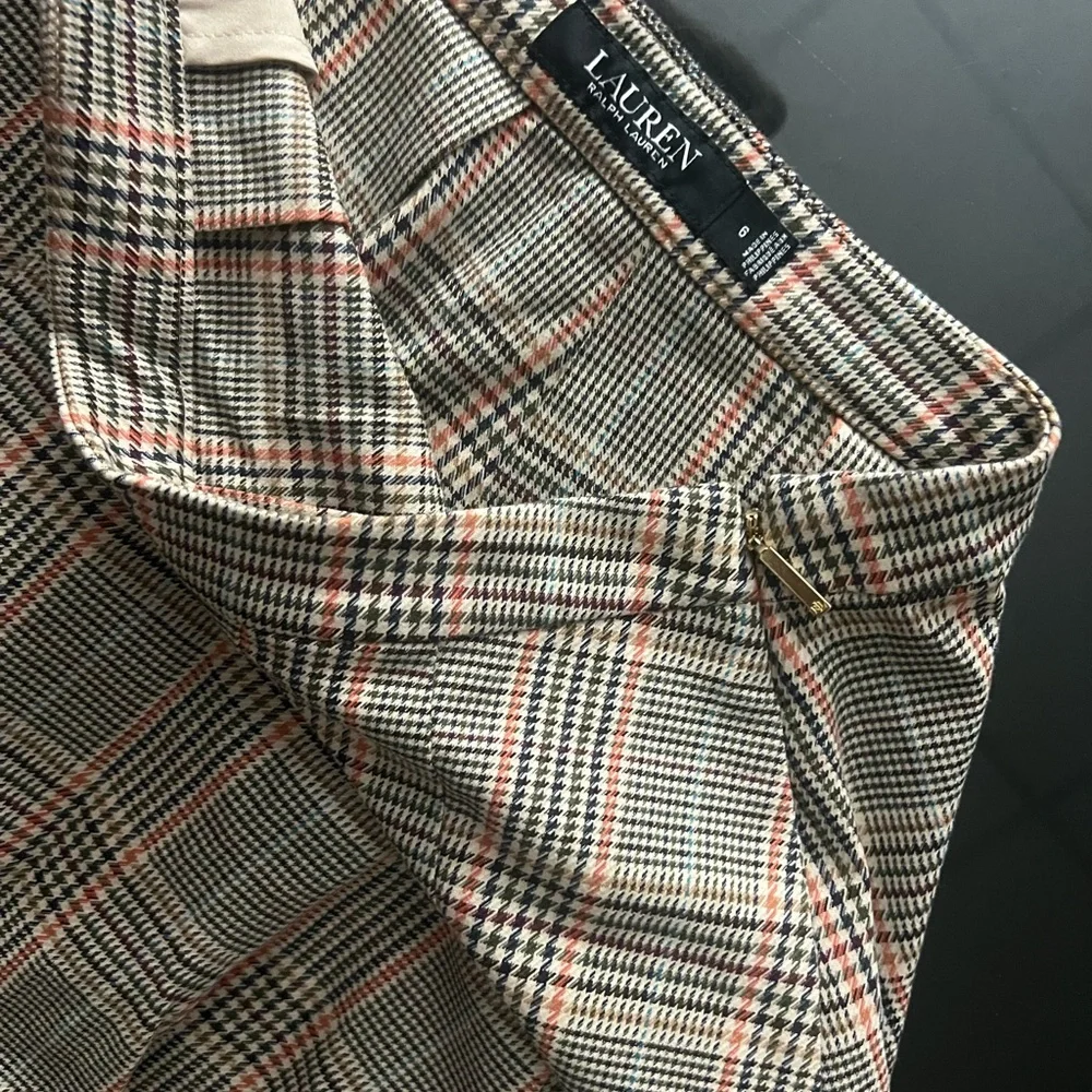Lauren Ralph Lauren Multicolor Plaid A-Line Skirt - Picture 12 of 16